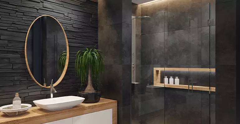 Bathroom Floor Tile Remodel in Tupelo