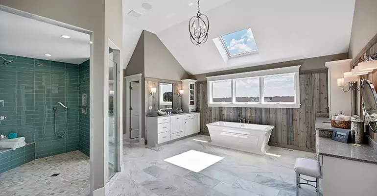 Guest Bathroom Flooring Remodel in Tupelo