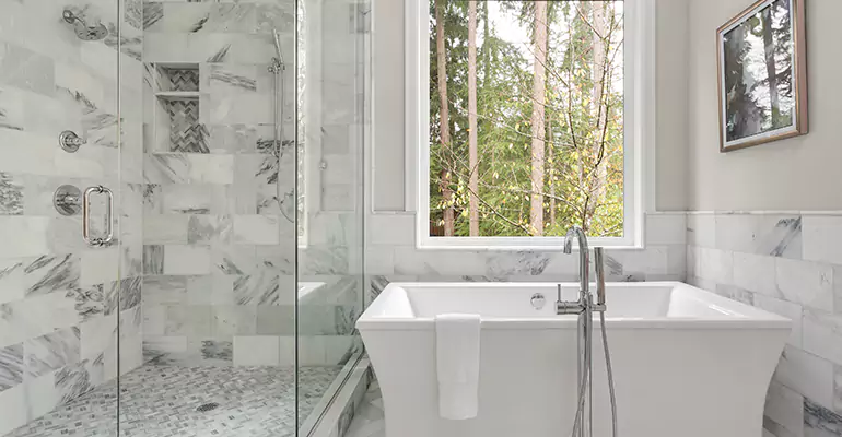 Bathtub to Tile Shower Conversion in Tupelo